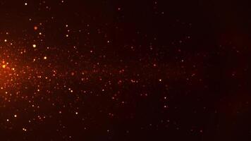 Orange Particle expanding from the left effect background video