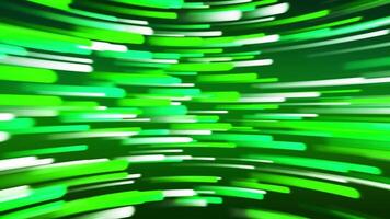 Green White thick curve line running to right motion background video