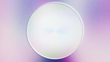 Purple embossed gradient light spinning on colorful gradient background video