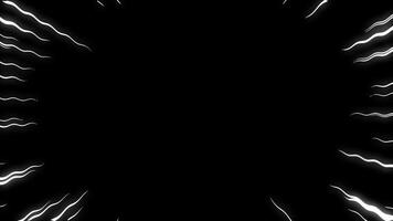 Wavy random speed line effect background video