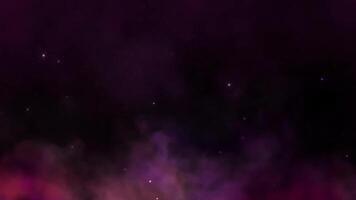 Colorful particle smoky flowing to left effect background video