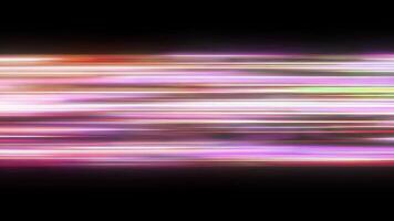 Horizontal Magical power glow gradient speed line effect background video