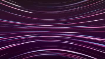 Random color Horizontal Curve speed glow line running to right background video