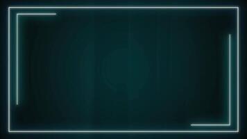Digital Rectangle border running around on random background video