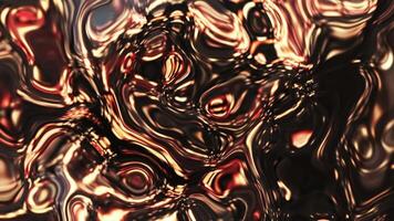 Liquid Luxury Gold wave motion background video