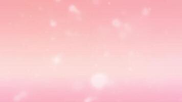 Pink light color gradient particle bubble blur floating background video