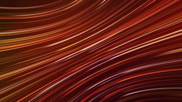 Random Orange color shade Tilted Curve speed glow line running to left background video