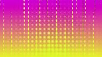 Vibrant abstract display with neon dots in a gradient pattern loop video