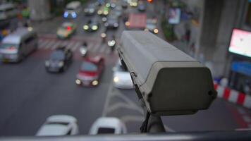 Monitoring Traffic Flow via Urban Surveillance Cameras in Busy City Areas and Intersections video