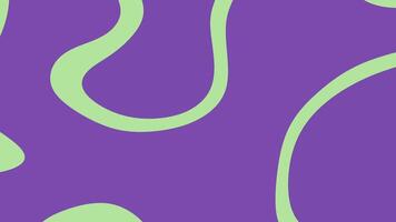 Abstract purple and green wavy pattern suitable for backgrounds, digital designs, textiles, and artistic projects with a vibrant and modern aesthetic. video