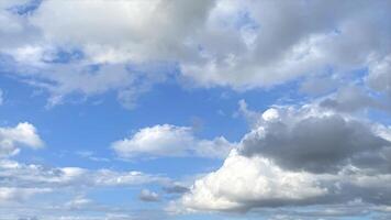 grey cloudy on blue sky, natural sky background photo. photo
