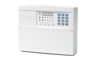 Fire alarm security. Good for security servise engeniering company site or advertising . photo