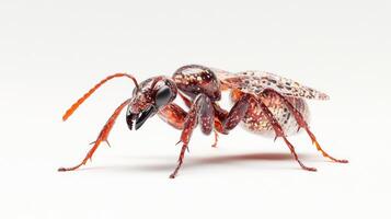 A detailed close up illustration of an insect with wings photo