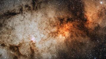 Celestial Nebula A Stunning Image of Cosmic Dust and Stars. photo