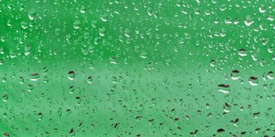 Natural water drop texture. Water drop on glass. banner for website, long wide banner. photo