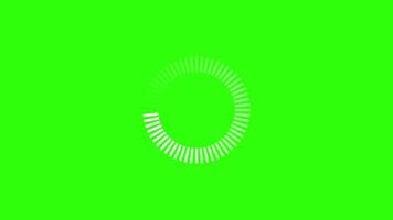 4K Loading circle icon, Loopable loading circle animation with alpha background video