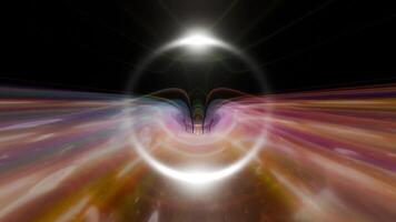 A colorful abstract image of a vortex video