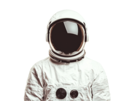 Astronaut in helmet showcasing space exploration and adventure png