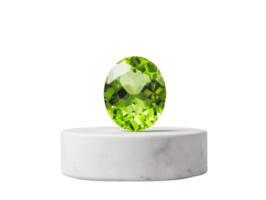 Elegant green gemstone displaying luxury and sophistication png