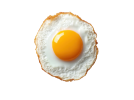 Delicious sunny side up egg ready for breakfast meal preparation png