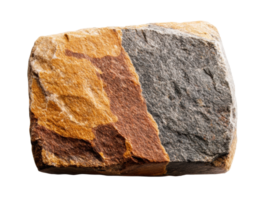 Textured natural stone with unique color variations for design png