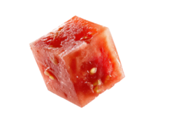 Fresh watermelon cube perfect for summer refreshments and snacking png