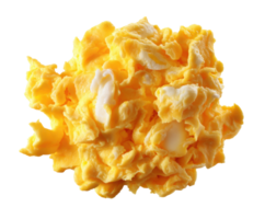 Fluffy scrambled eggs for breakfast and brunch ideas png