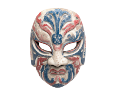 Traditional colorful mask depicting cultural heritage and artistry png
