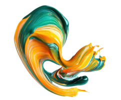 Vibrant abstract swirl of colors for creative designs png