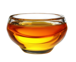 Honey in a clear glass bowl for culinary use and natural sweetening png