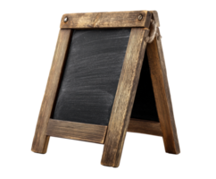 Rustic chalkboard sign for menu display in cafes and restaurants png