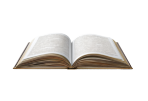 Open book with pages turned, symbolizing knowledge and education png