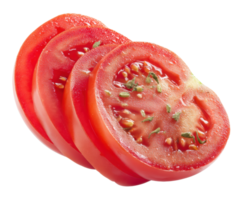 Sliced ripe tomatoes for fresh salads and cooking png