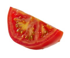 Sliced ripe tomato for fresh salads and culinary dishes png