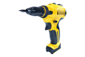 Cordless electric screwdriver isolated on transparent background png