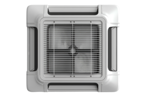 Ceiling cassette air conditioning units isolated on transparent background png