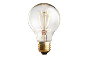 Convenient solution light bulb for alternating isolated on transparent background png