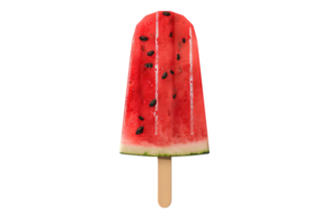 Watermelon Popsicle isolated on transparent background png