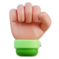 Motivation Hand Gesture 3D Illustration png
