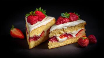 High resolution image of a colorful cake with smooth frosting photo