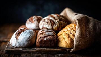 Sharp photo of tasty bakery assortment