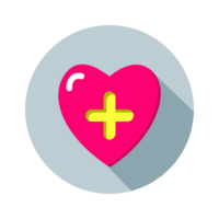 Design Illustration graphic of health improvement icon with flat style. Suitable for UI, mobile design, web design, etc. Transparent Background. png