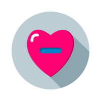 Design Illustration graphic of declining health icon with flat style. Suitable for UI, mobile design, web design, etc. Transparent Background. png