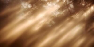Golden Sunlight Rays Through Clouds Abstract Background photo