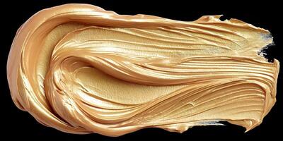 Metallic Gold Paint Texture Swirl Abstract Background photo