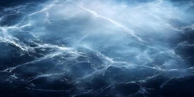 Abstract Blue Ice Texture Frozen Water Background photo