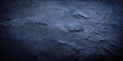 Dark Blue Textured Background Rough Stone Surface Wall Design photo