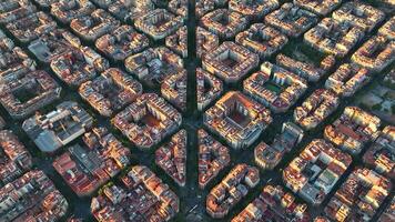 Barcelona City Skyline View Captivating Horizon of Culture and Architecture video