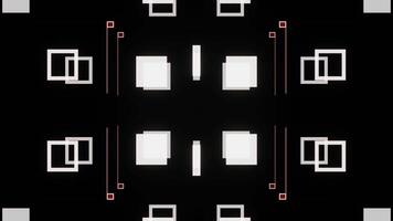 Pulsation pattern of red-white squares video