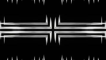 For visual abstractions, black and white abstract background video